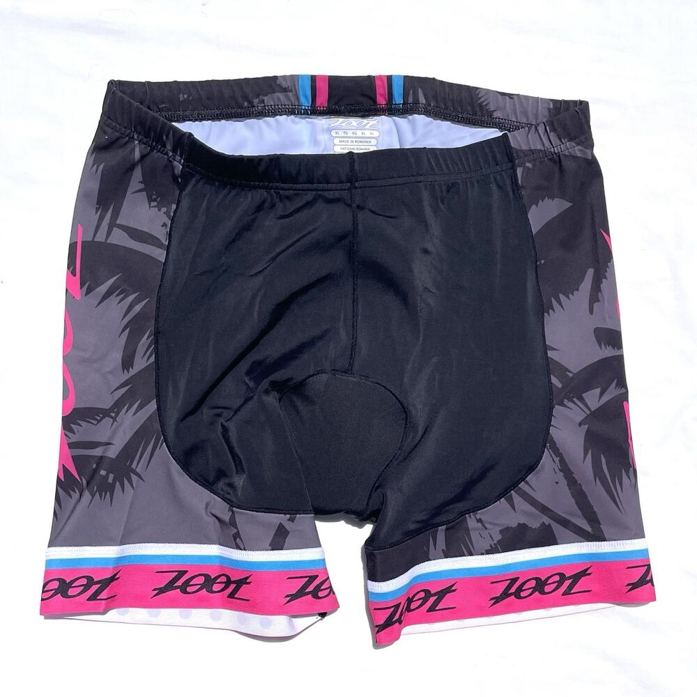 Zoot Tri Shorts Kona Hawaii 83 Womens XL Pink Black Triathlon